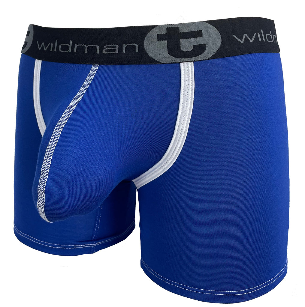 WildmanT Modal Big Boy Pouch Boxer Brief Royal Blue