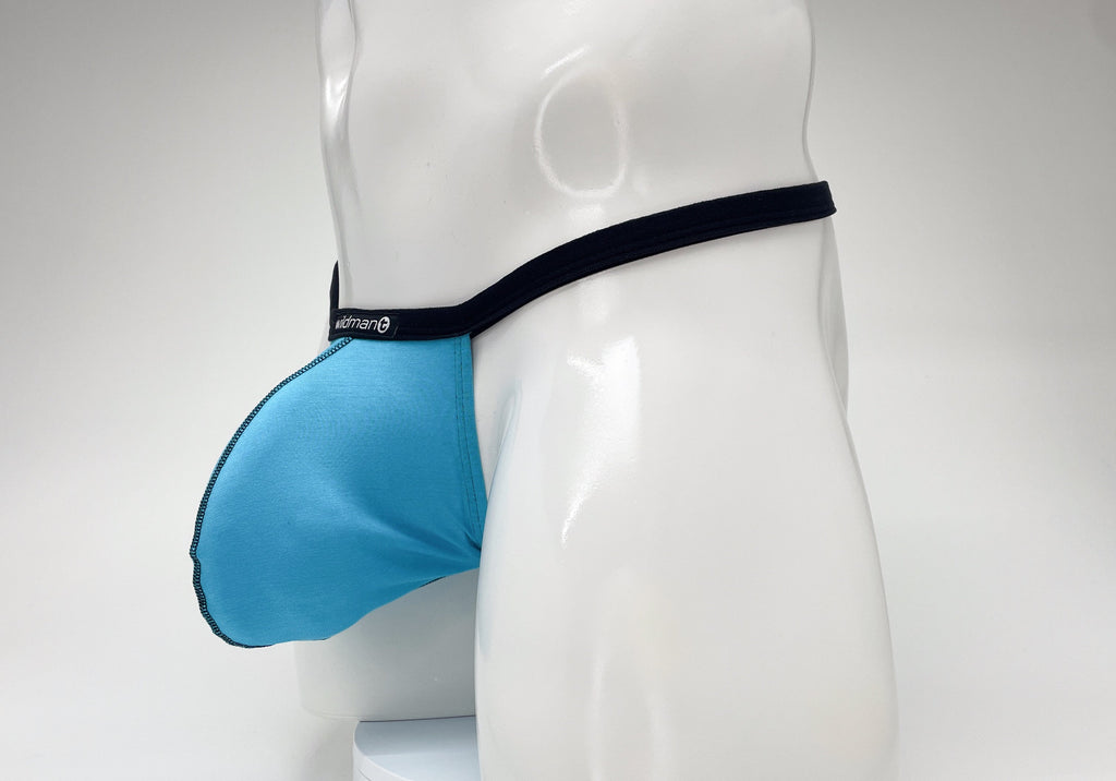 WildmanT Modal Micro Thong Big Boy Pouch Baby Blue