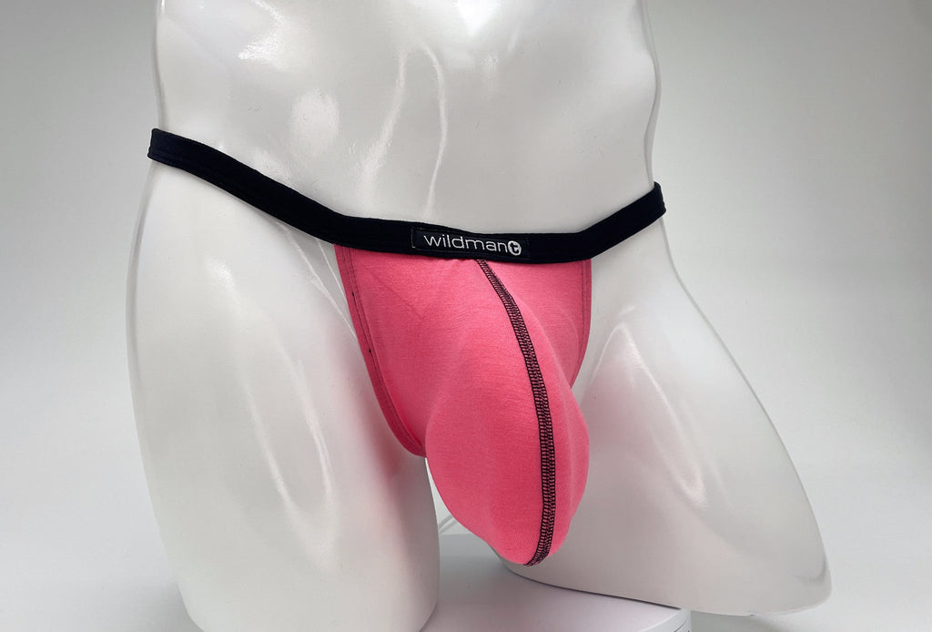 WildmanT Modal Micro Thong Big Boy Pouch Pink