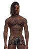 Male Power PAK-155 Fetish Vulcan Trunks Color Black