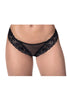 Mapale 109 Lace and Mesh Panty Color Black