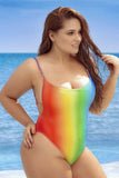 Mapale 6622X One Piece Swimsuit Color Rainbow Prints