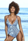 Mapale 6682 One Piece Swimsuit Color Printed