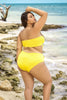 Mapale 67037X Reversible Two Piece Swimsuit Color Yellow-Citrus Print
