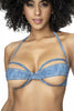 Mapale 67080 Underwired Two Piece Swimsuit Color Blue Chambray