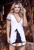 Mapale 7323 Sleep Shirt Color White-Gray