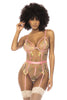Mapale 8821 Sydney Bodysuit Color Pink Garden