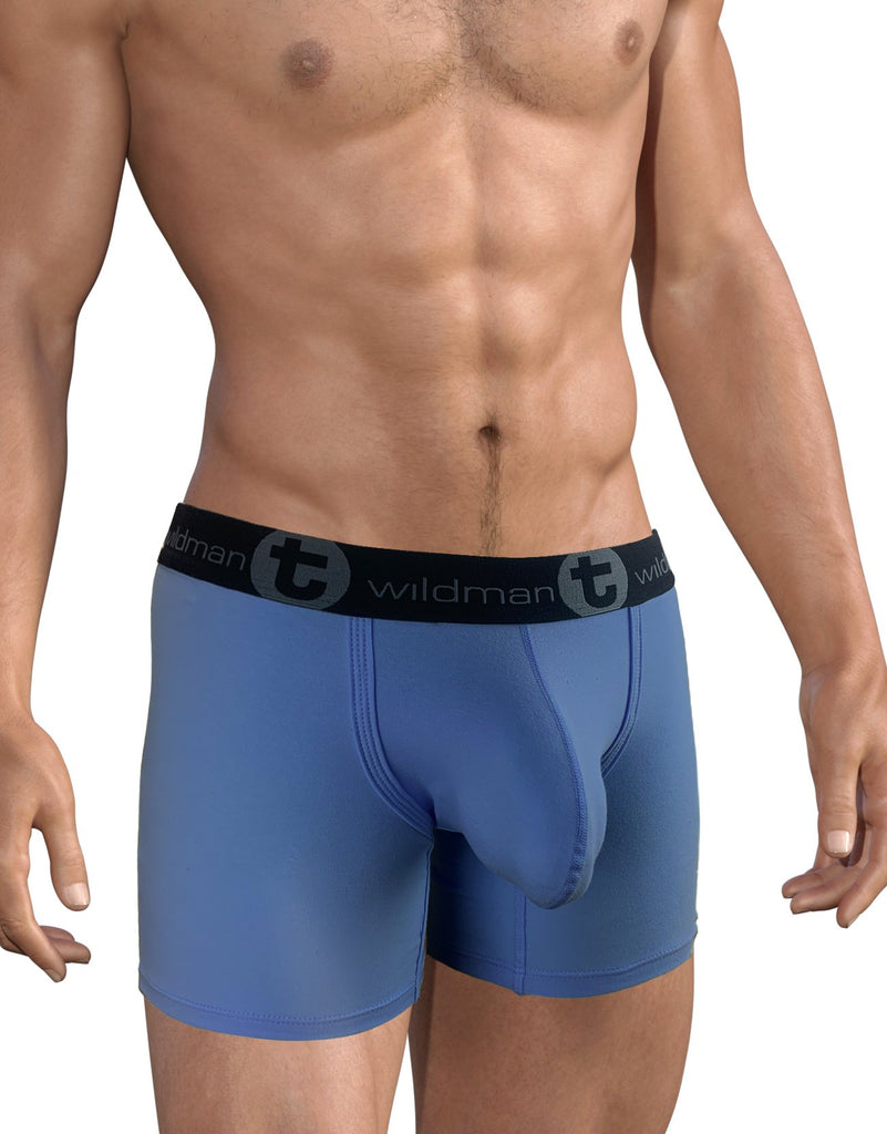 WildmanT Big Boy Pouch 5 Inseam Boxer Brief Dark Blue –