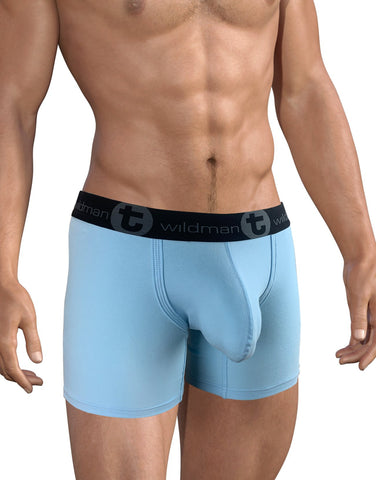 WildmanT Modal Big Boy Pouch Jockstrap Baby Blue