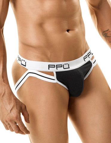 Male Power 407-288 Show Stopper Thong Color Silver Mesh Dot