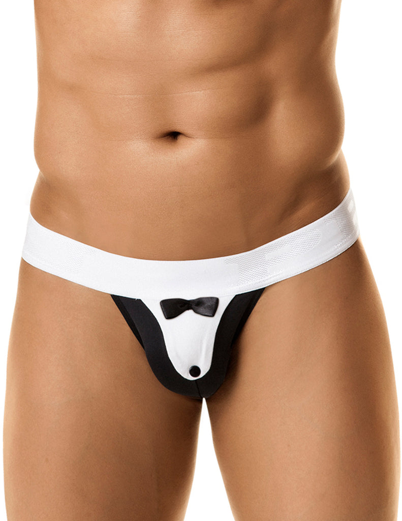 PPU 1312 Tuxedo Thong Color Black-White