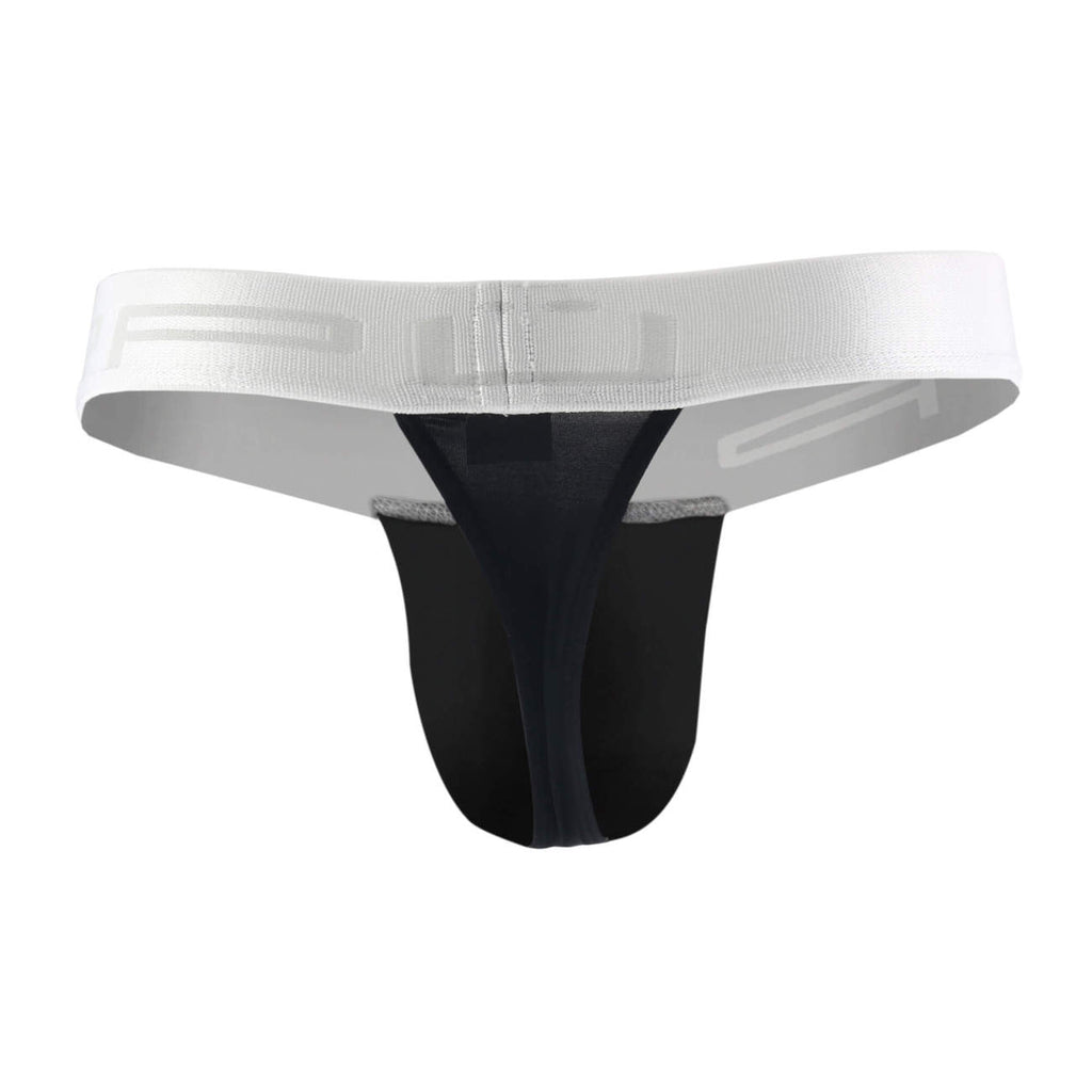 PPU 1312 Tuxedo Thong Color Black-White