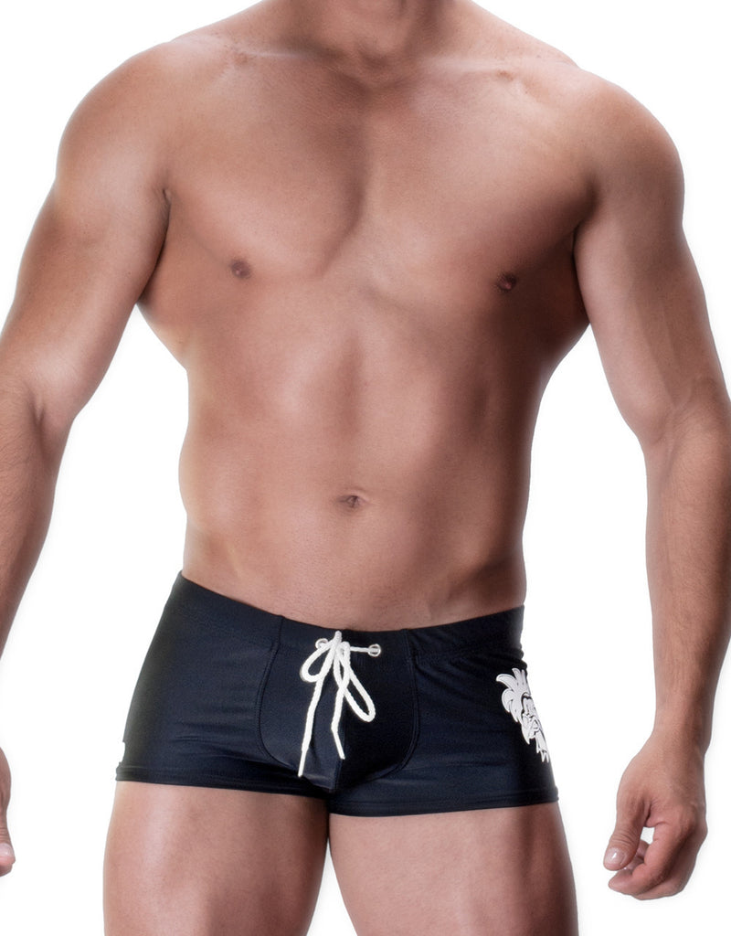 COCK SQUARE CUT SWIM BLACK