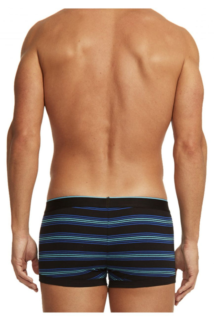 Papi 980503-969 3PK Cotton Stretch Brazilian Yarndye Band Stripe Color Turquoise