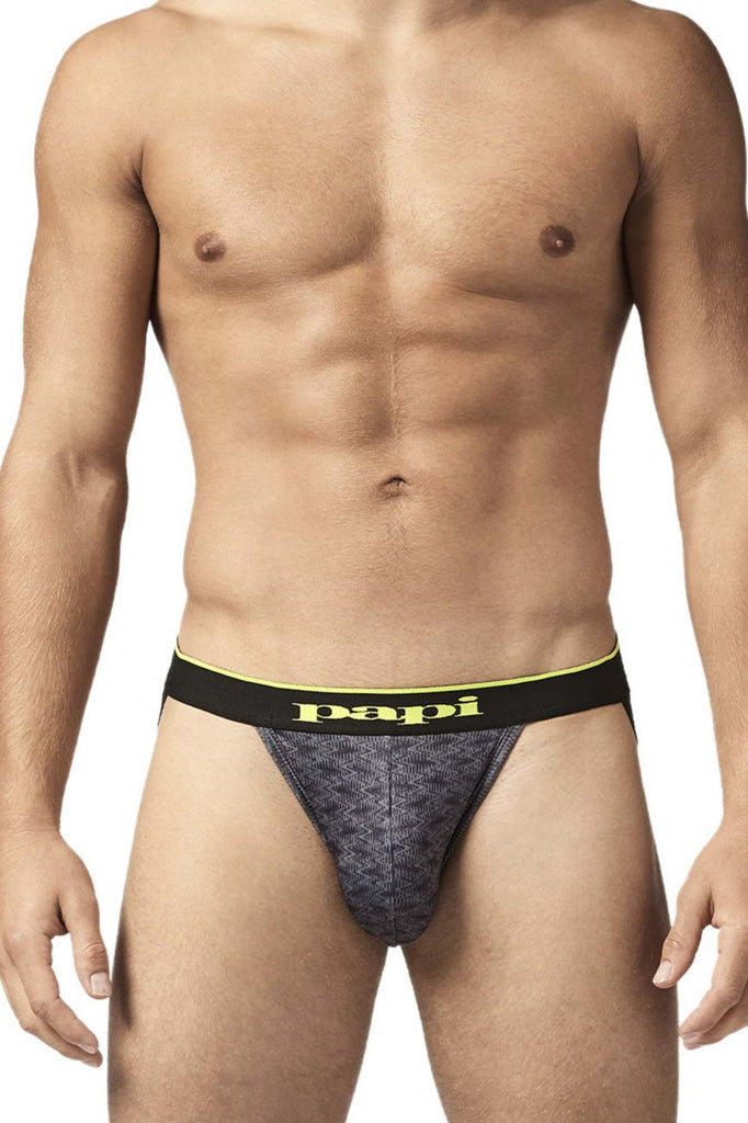 Papi UMPA049 2PK Microflex Jockstrap Color Charcoal-Graphic –