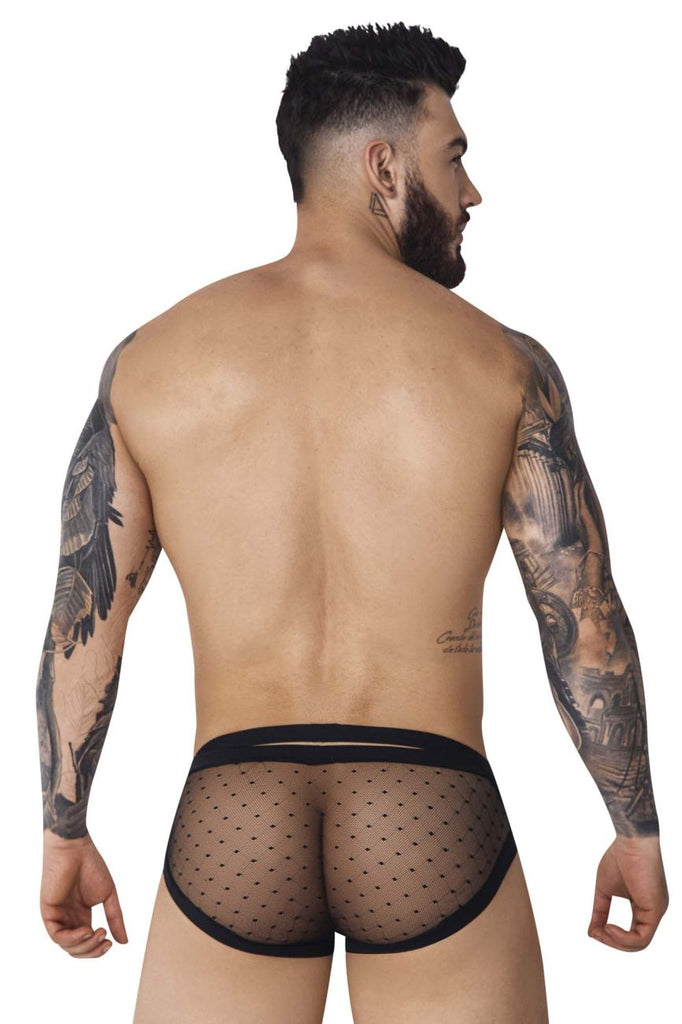 Pikante PIK 1093 Oomph Mesh Briefs Color Black