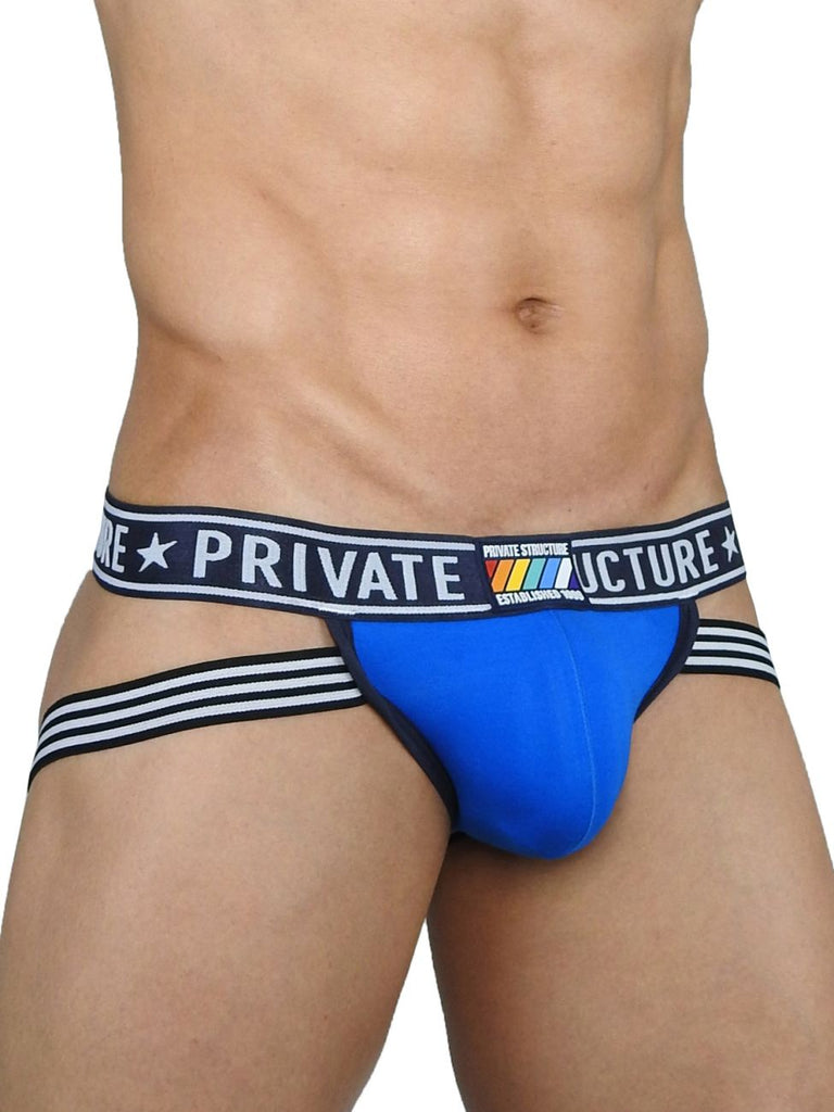 Private Structure EPUY4004 Pride Jockstrap Color Freedom Blue