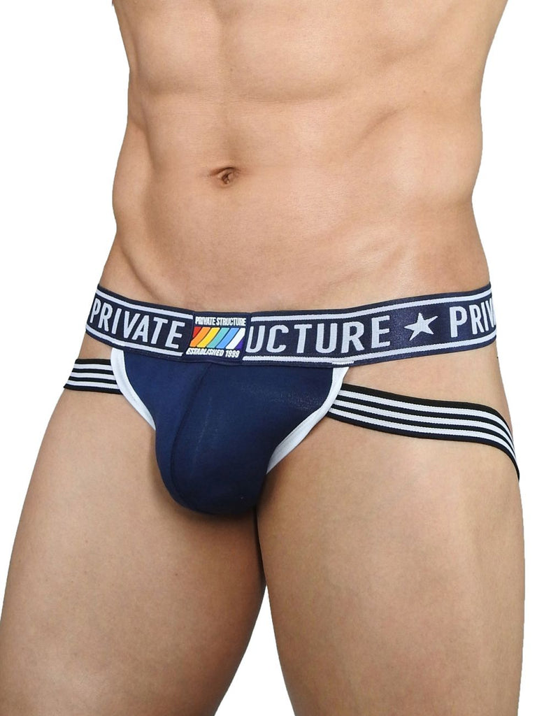 Private Structure EPUY4004 Pride Jockstrap Color Uniform Navy