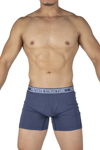 Private Structure SCUS4530 Classic Mid Waist Trunks Color Navy