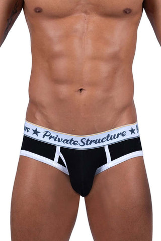 Private Structure SCUX4069 Classic Mini Briefs Color Blue Denim