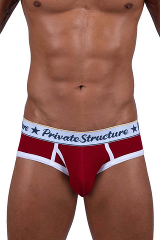 Private Structure SCUS4530 Classic Mid Waist Trunks Color Navy