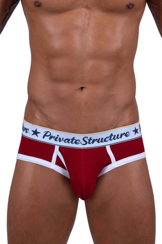 Private Structure BAUX4196 Athlete Trunks Color White