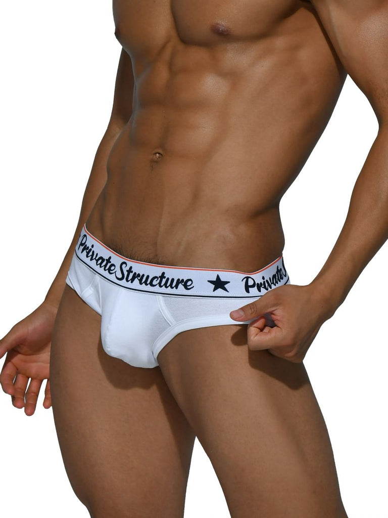 Private Structure SCUX4069 Classic Mini Briefs Color White