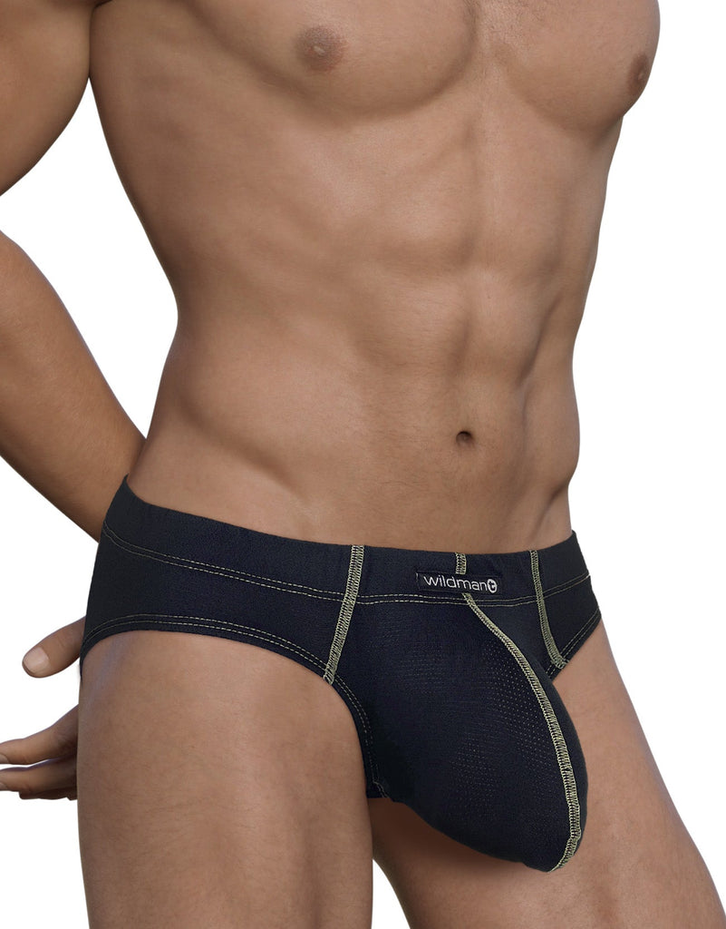 WildmanT Big Boy Mesh Pouch Boxer Brief Black