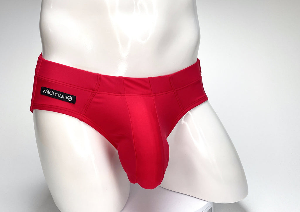 WildmanT Big Boy Pouch Swim Brief Red