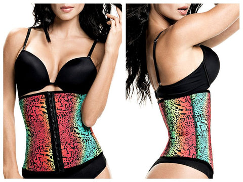 TrueShapers 1032 Latex free Workout Waist Training Cincher Color 04-Print