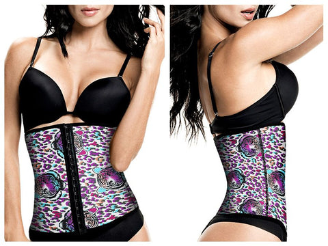 TrueShapers 1062 Latex free Workout Waist Training Cincher Color 07-Print