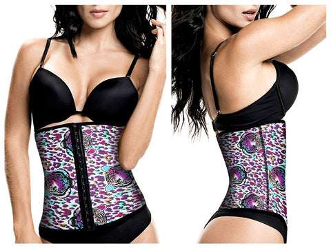 TrueShapers 1032 Latex free Workout Waist Training Cincher Color 05-Print