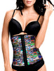 1062 Latex free Workout Waist Training Cincher Color Print-04