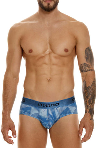 Unico 22120100202 Profundo A22 Boxer Briefs Color 82-Dark Blue