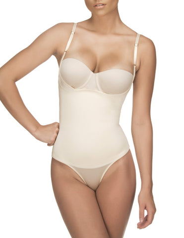 Vedette 400 Felice Underbust Waist Cincher w/ Zipper Color Nude