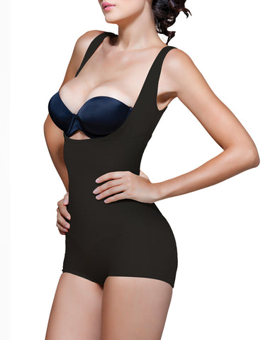 Vedette 105 Lea Bodysuit in Bikini Color Black