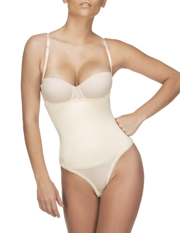 Vedette 909 Liana Sexy Waist Nipper Shapewear w/ Front Closure Color Nude