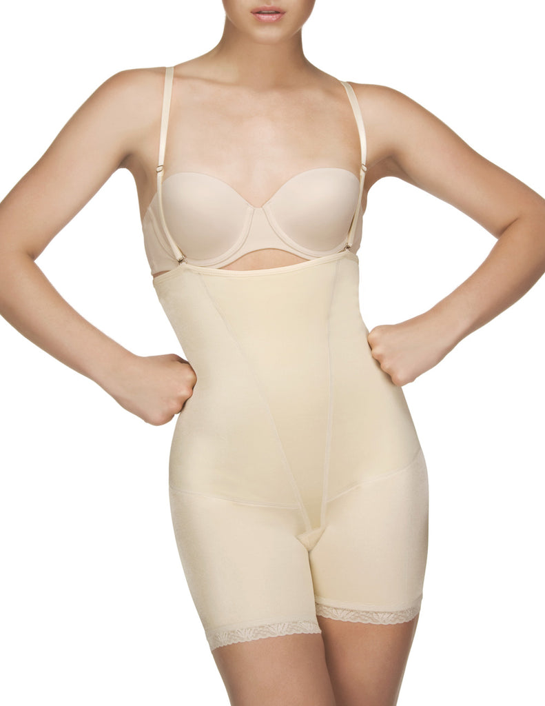 Vedette 504 Isabelle Strapless Mid Thigh Body w/ Buttock Enhancer Color Nude