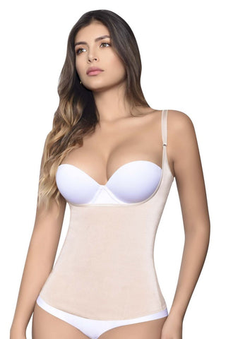 Vedette 909 Liana Sexy Waist Nipper Shapewear w/ Front Closure Color Nude