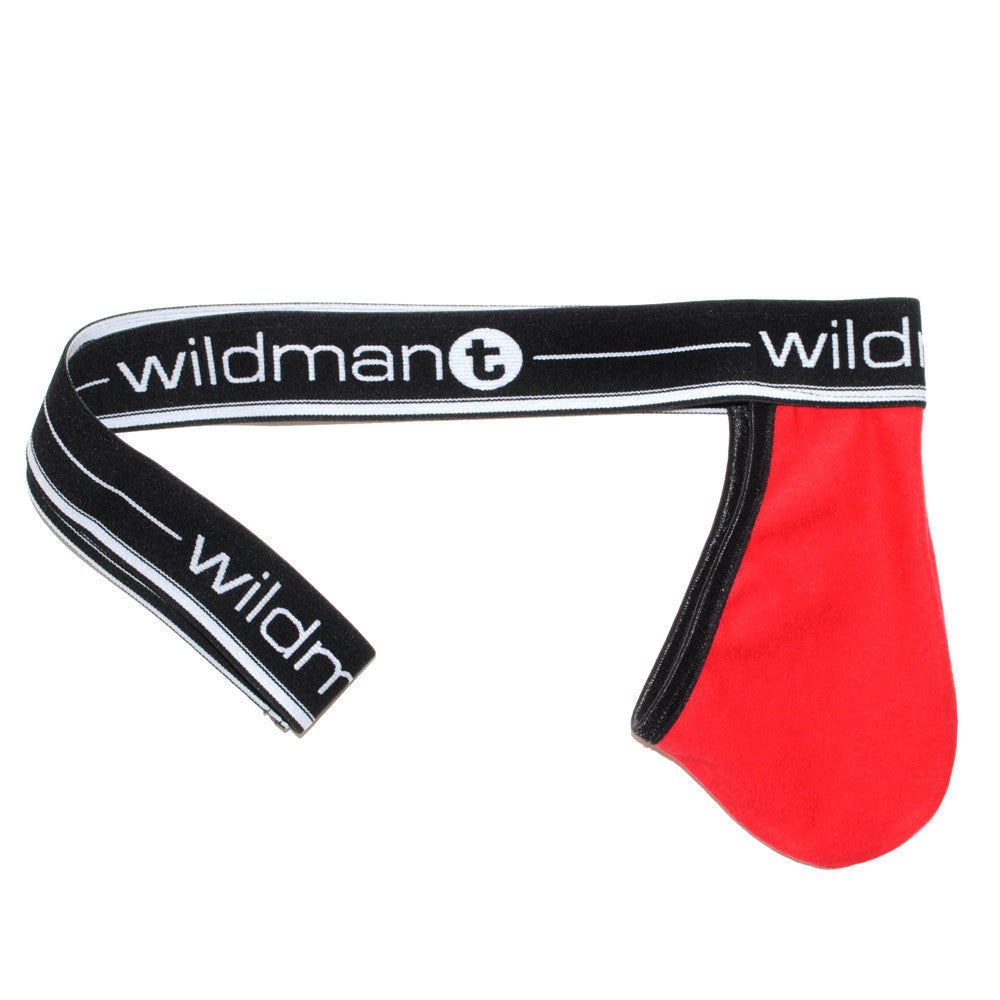 WildmanT Big Boy Pouch Strapless Jock Red