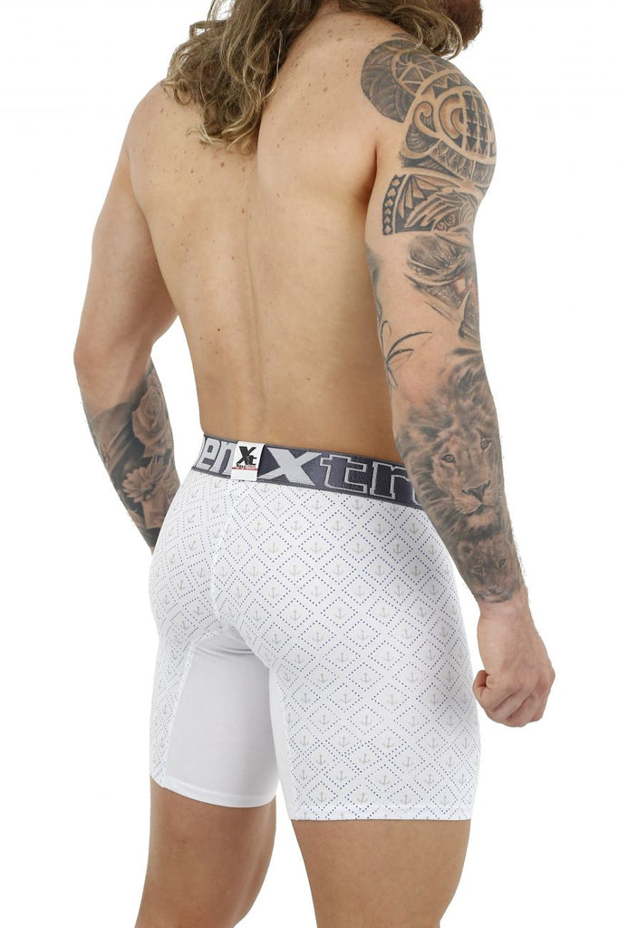 Xtremen 51461 Cotton Boxer Briefs Color White