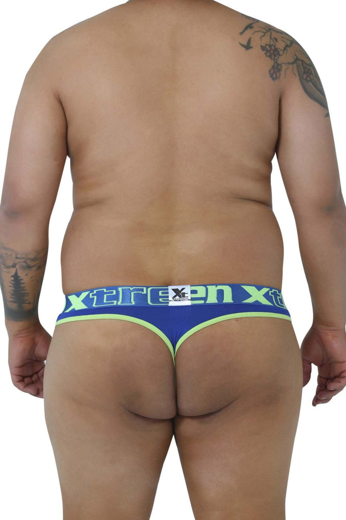 Xtremen 91031X-3 3PK Thongs Color Fuchsia-White-Blue