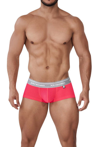 Xtremen 51475C Microfiber Athletic Trunks Color Red